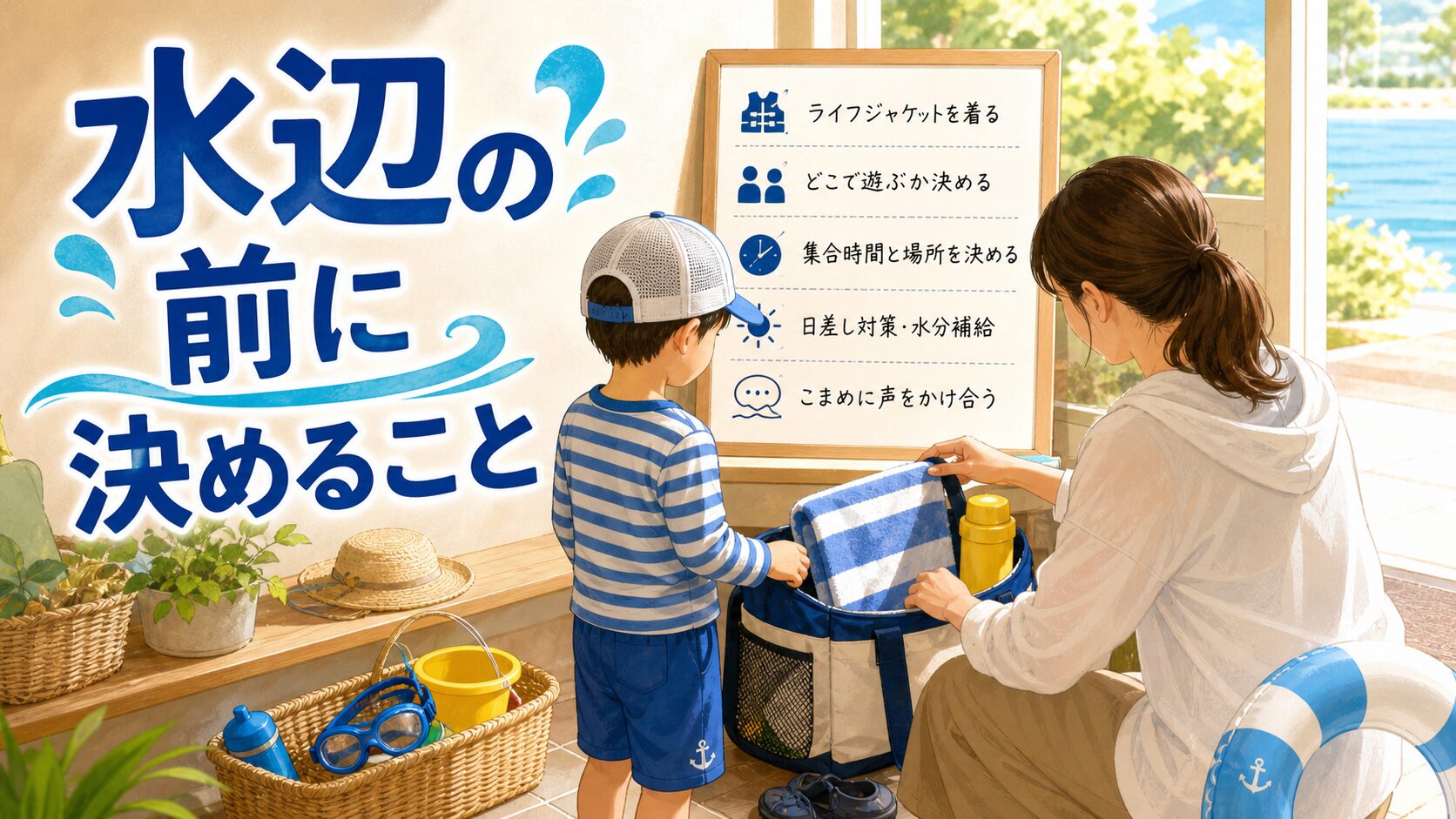七夕写真をSNSに載せる前に親が写り込みを確認する家庭のイメージ